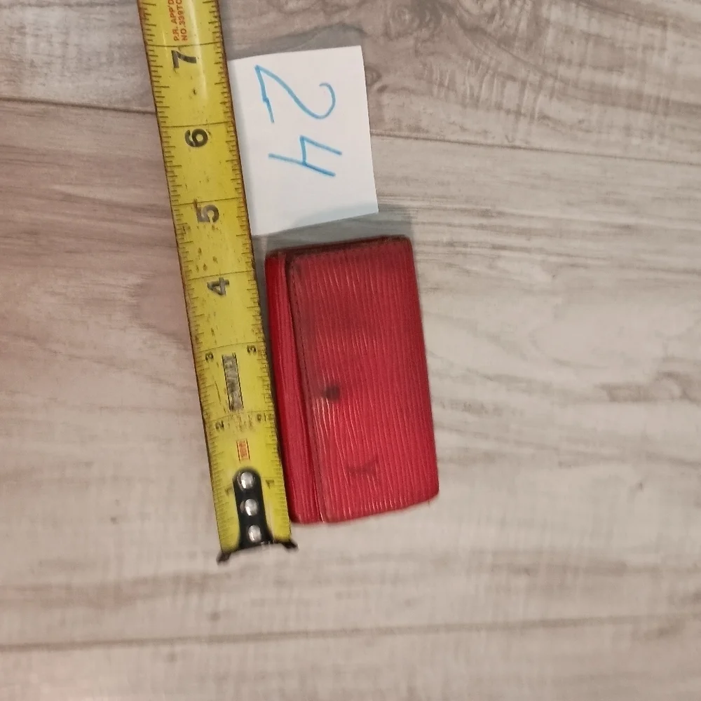 Louis Vuitton Red Epi Key Holder